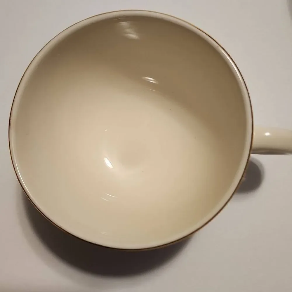 Homer Laughlin Golden Wheat Vintage 22k Set of 4 Tea Cups